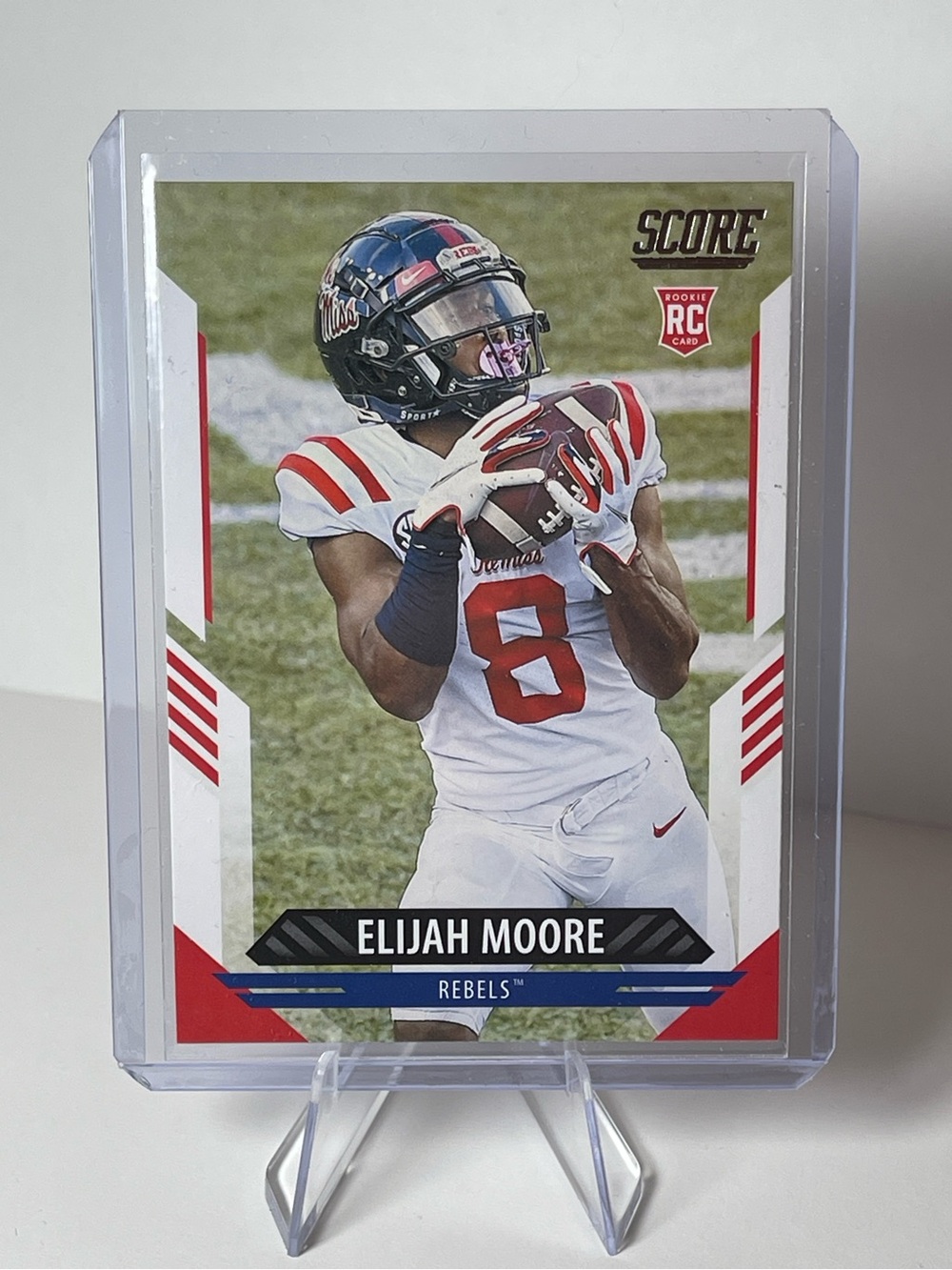2021 Score #337 Elijah Moore RC NFL Football Card